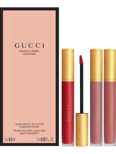 gucci lippen|Gucci lip set.